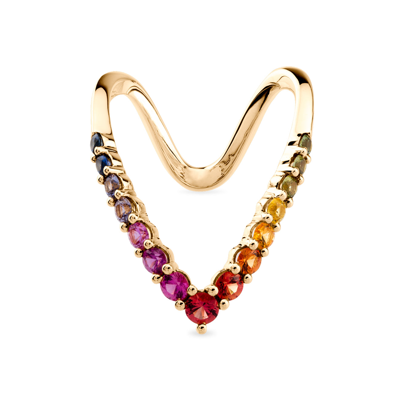 V RAINBOW RING