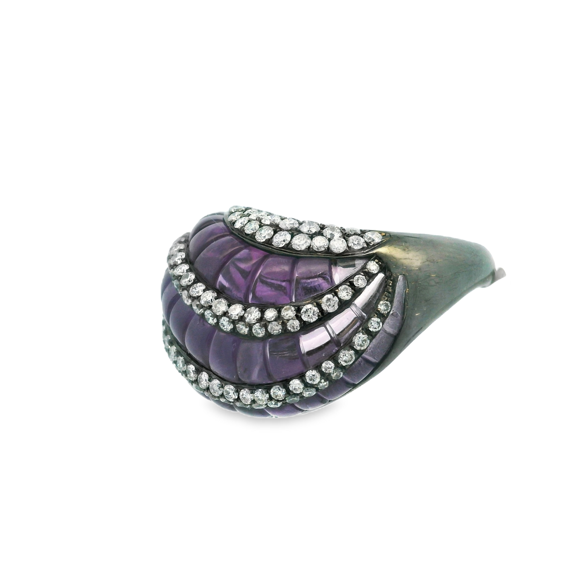 AMATISTA SPIRAL RING