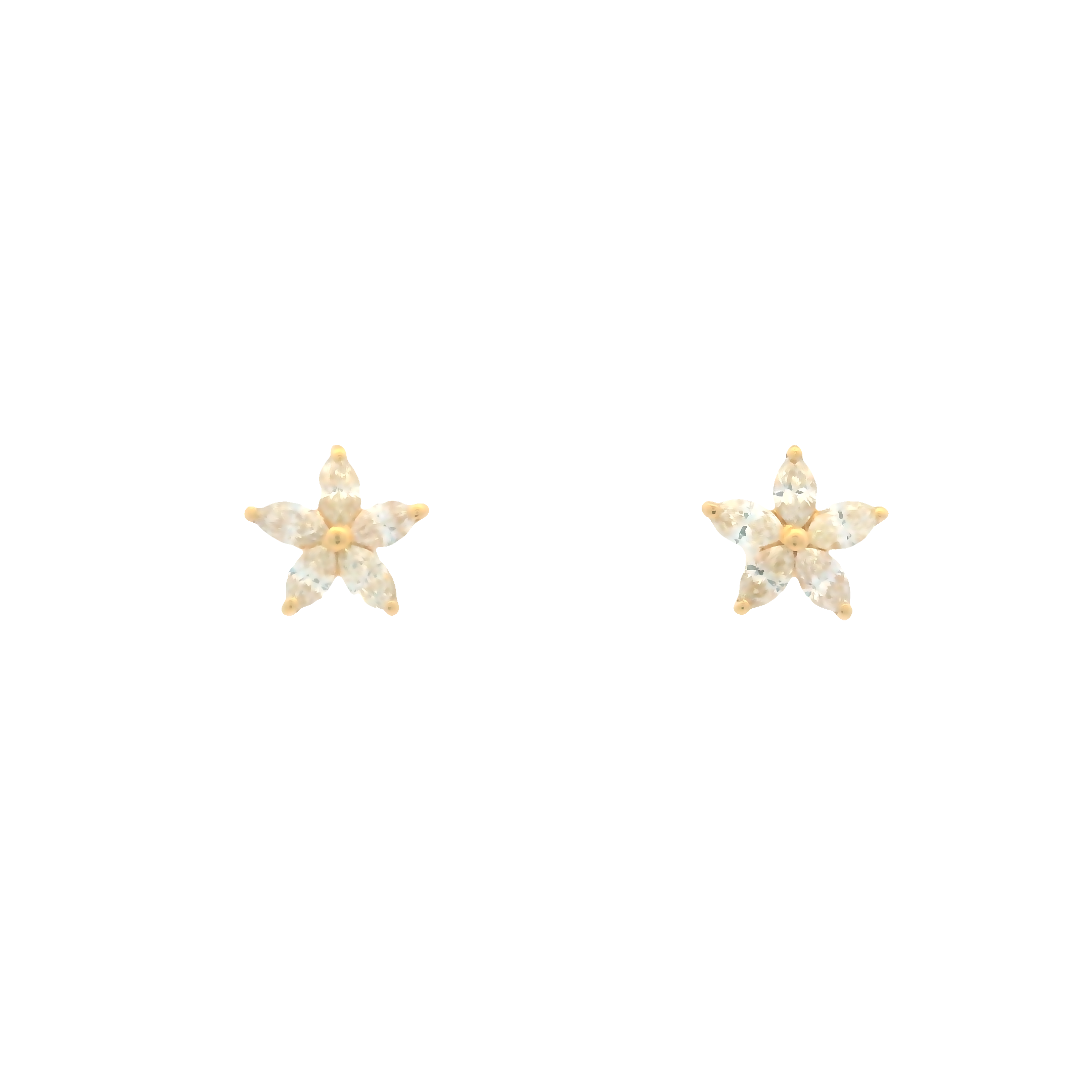MARQUISE MINI FLOWER EARRINGS