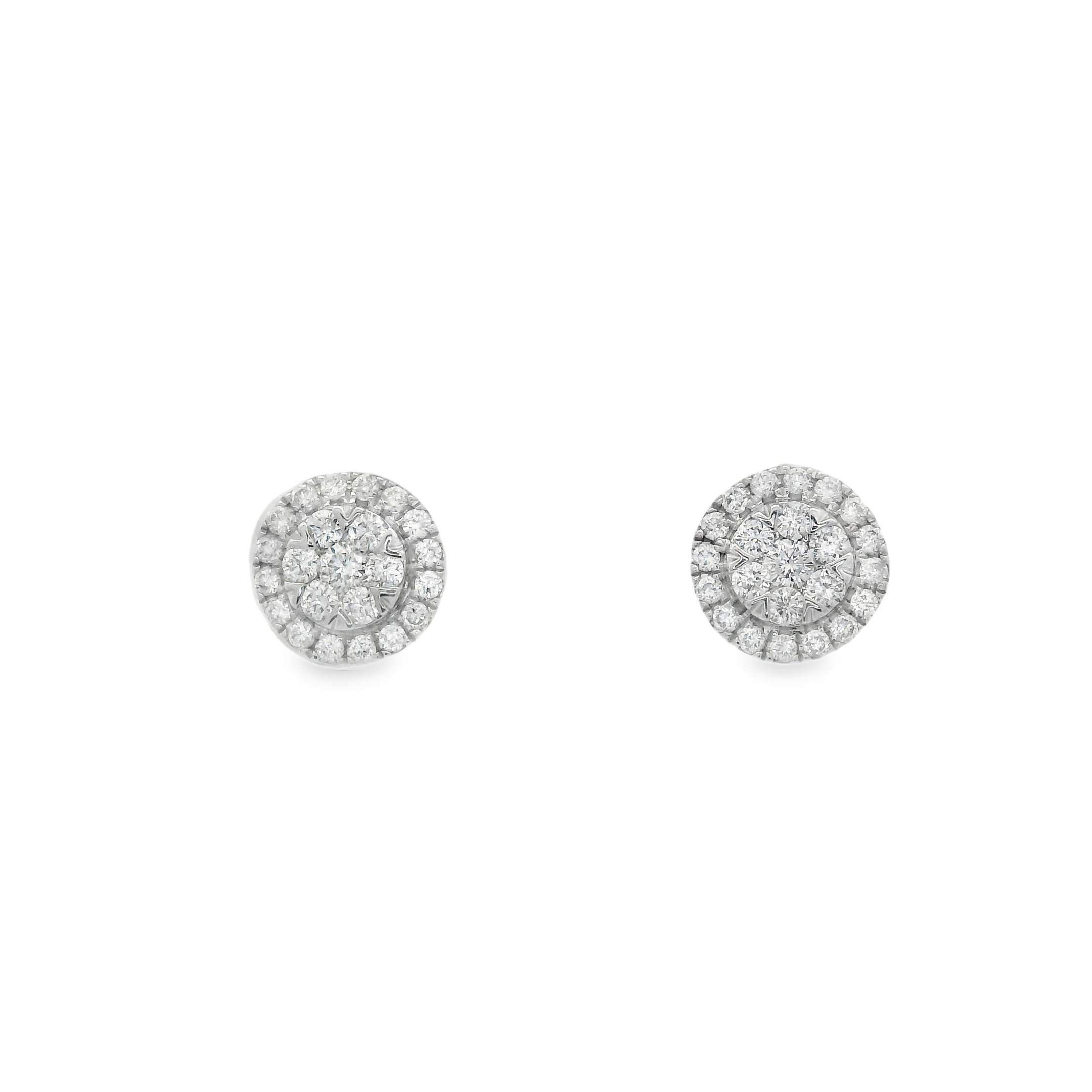 ROUNDED DIAMOND STUDS