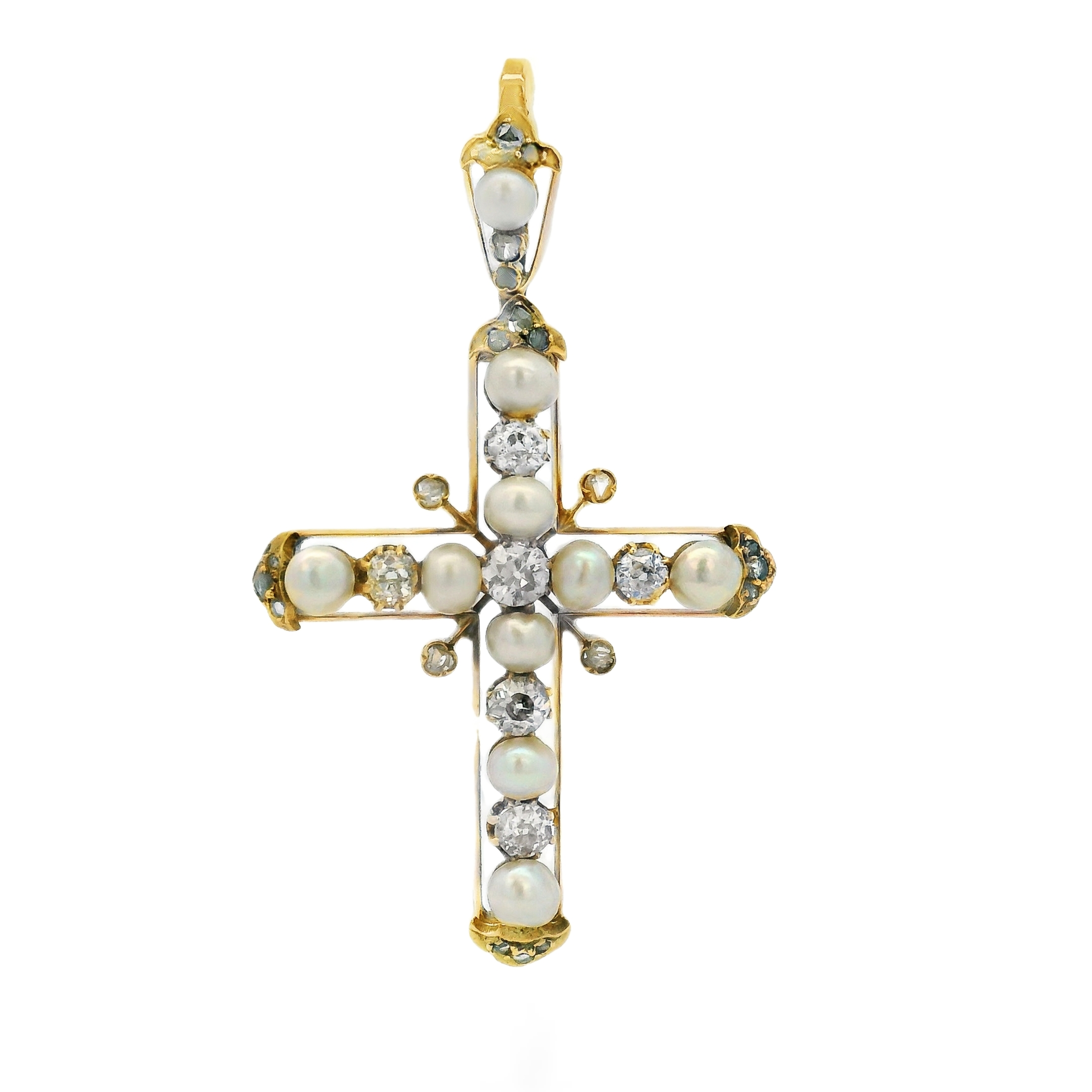 GOLDEN PEARL CROSS