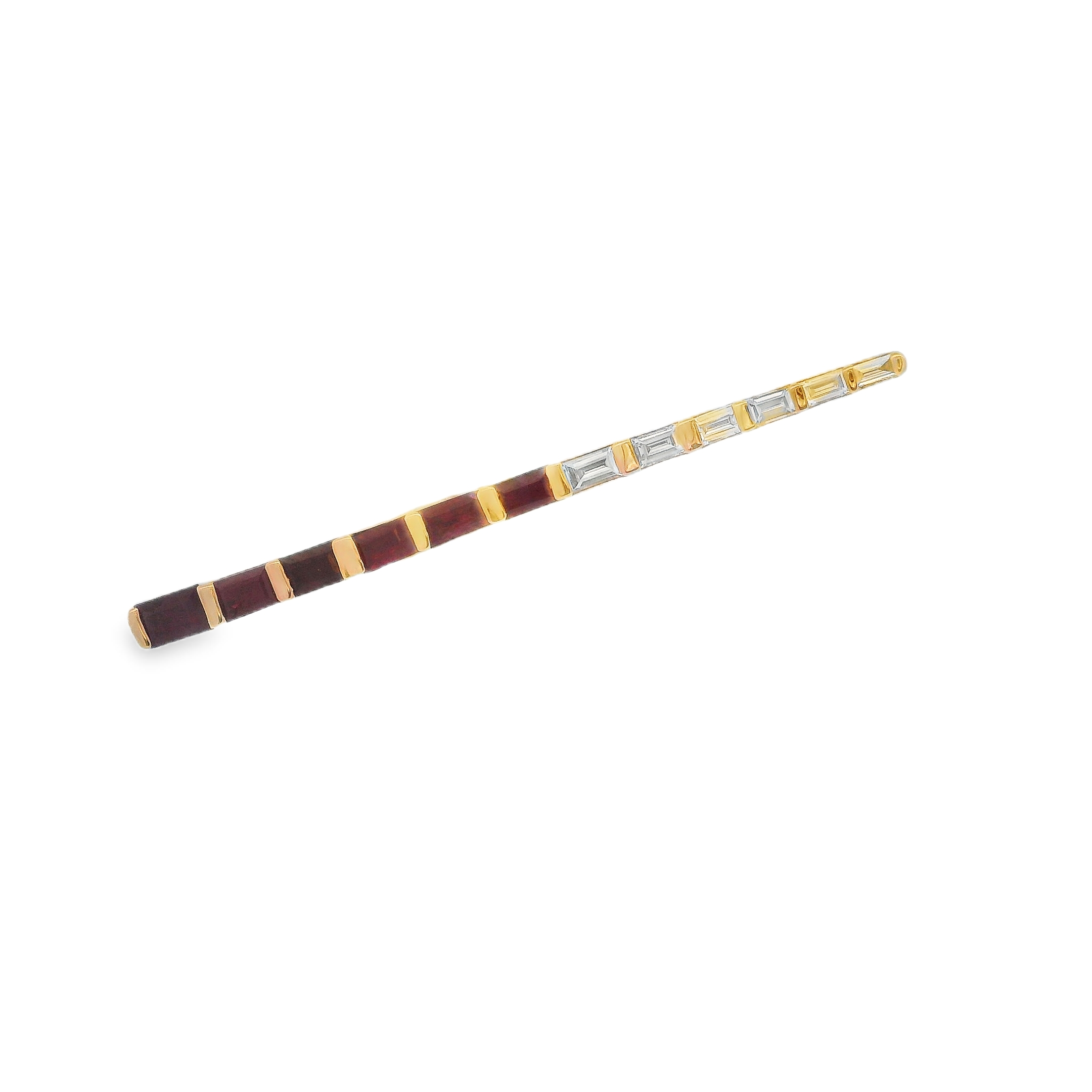 RUBY AND DIAMOND CLIMBER PIERCING
