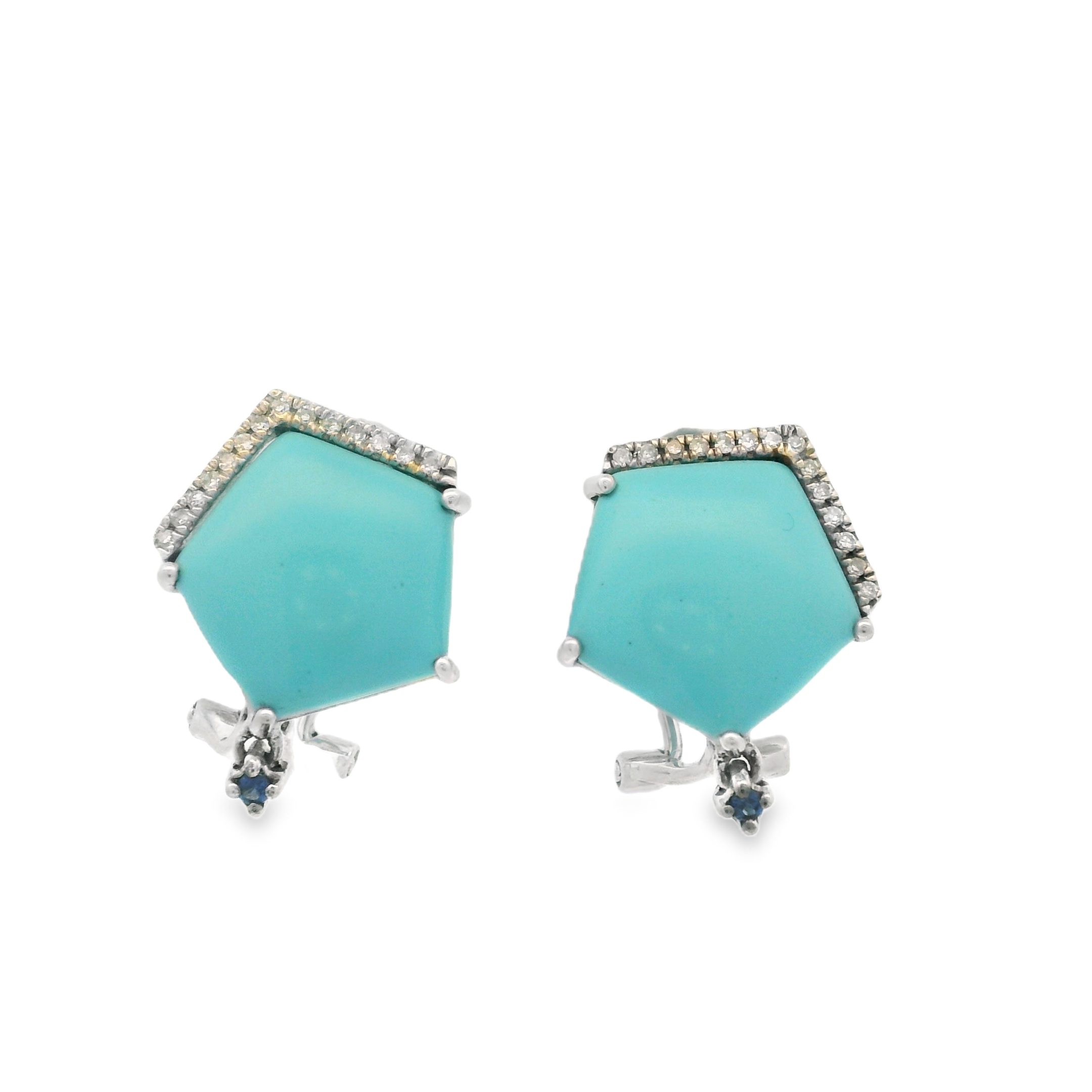 OMEGA TURQUOISE EARRINGS