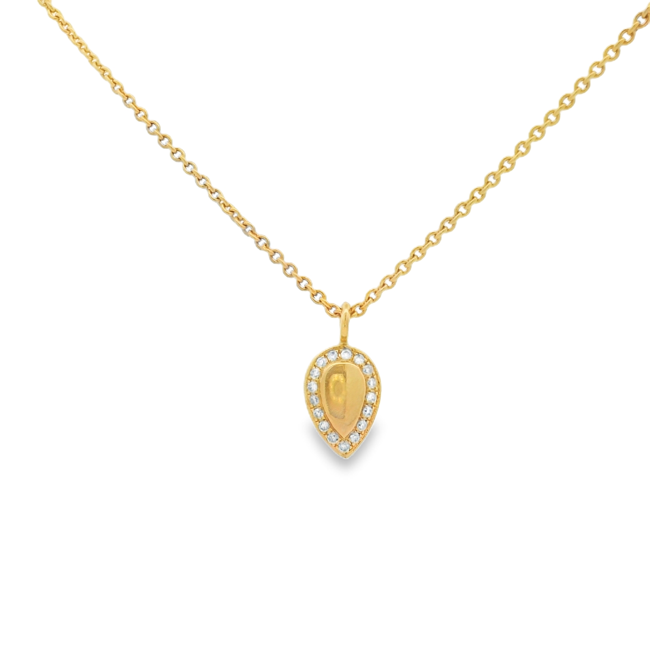 GOLDEN DROP WITH DIAMONDS
