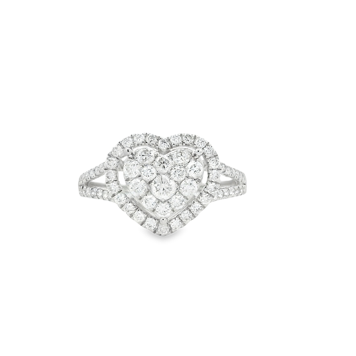 HEARTED DIAMOND RING