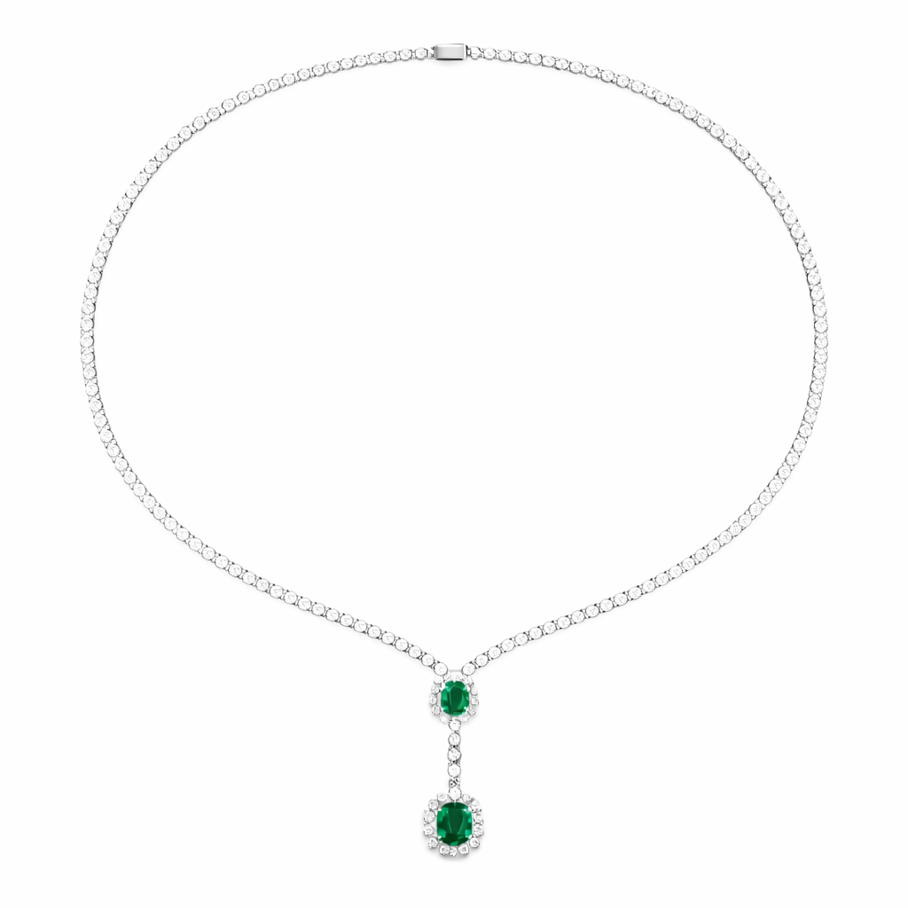 EMERALD DROP NECKLACE