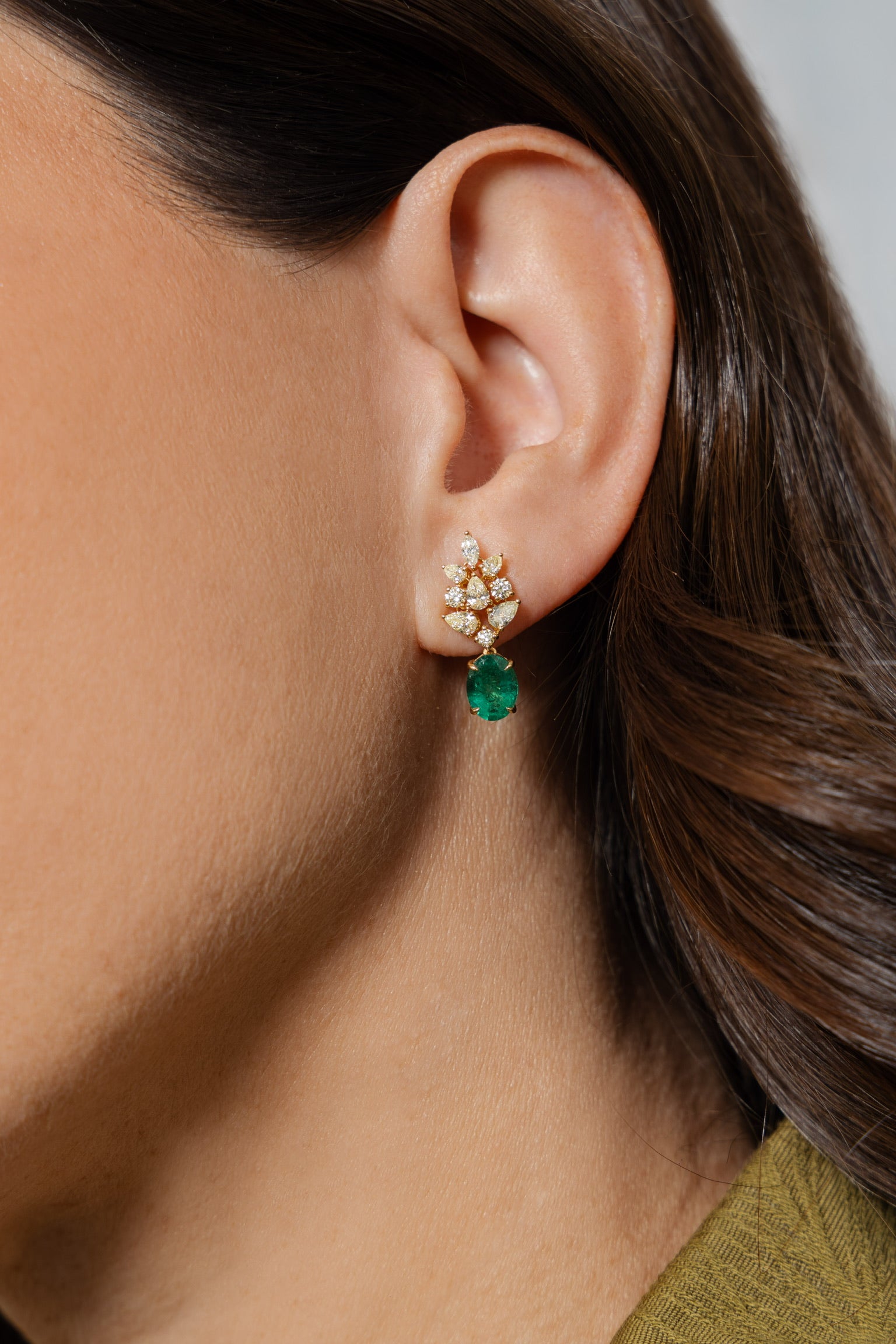 LEAF DROP EARRINGS