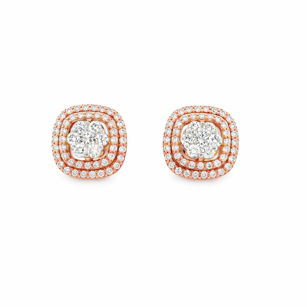 ROSE DIAMOND STUDS