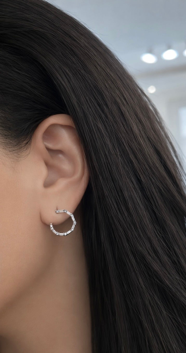 FRONT BACK BAGUETTE DIAMONDS