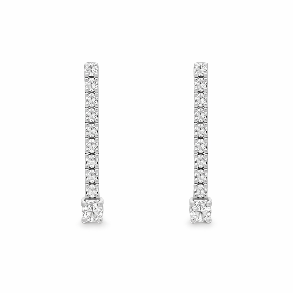 LONG DIAMOND EARRINGS