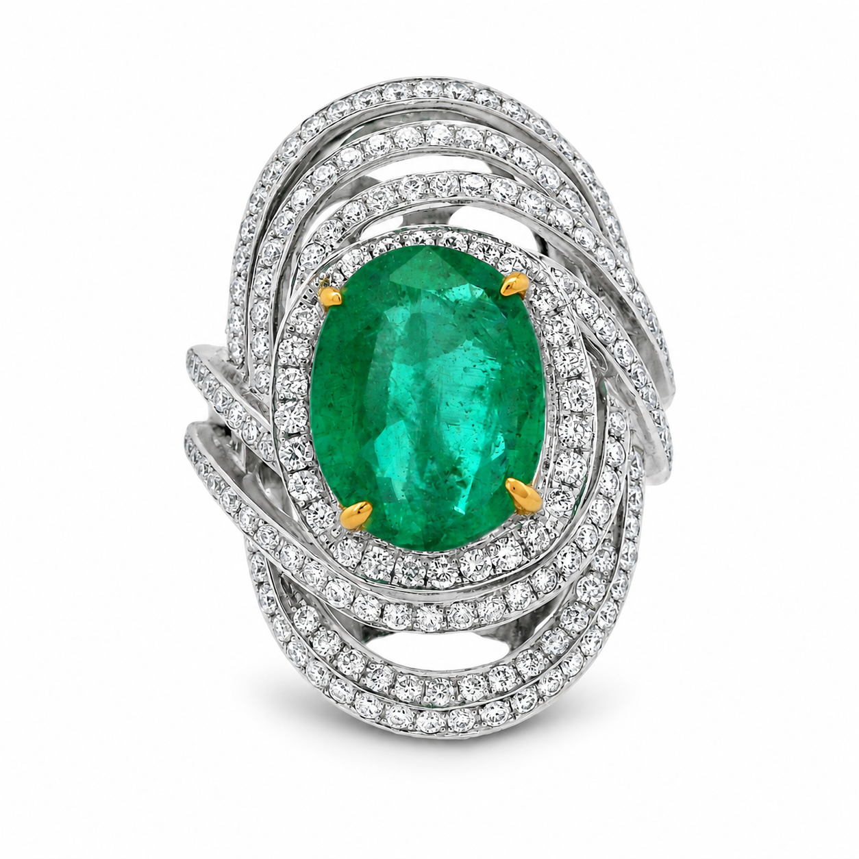 GARDENIA COCKTAIL RING
