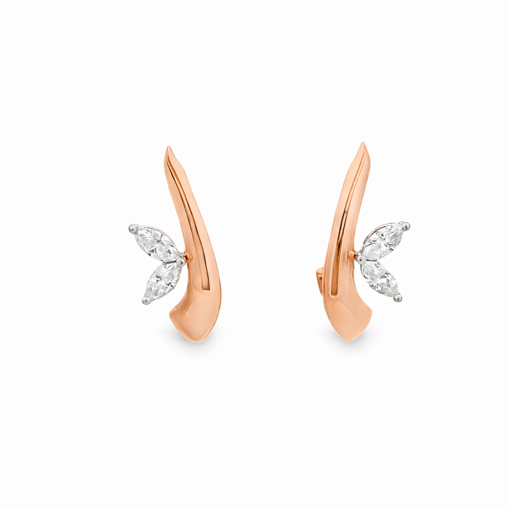 ROSE CELINE DIAMOND EARRINGS