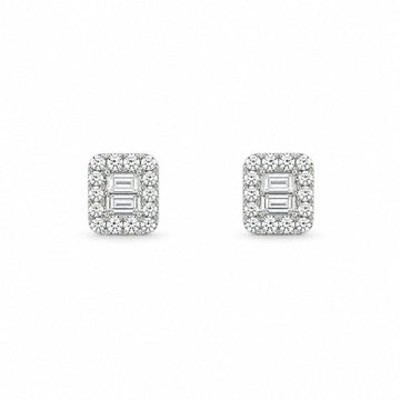BAGUETTE DIAMOND STUDS