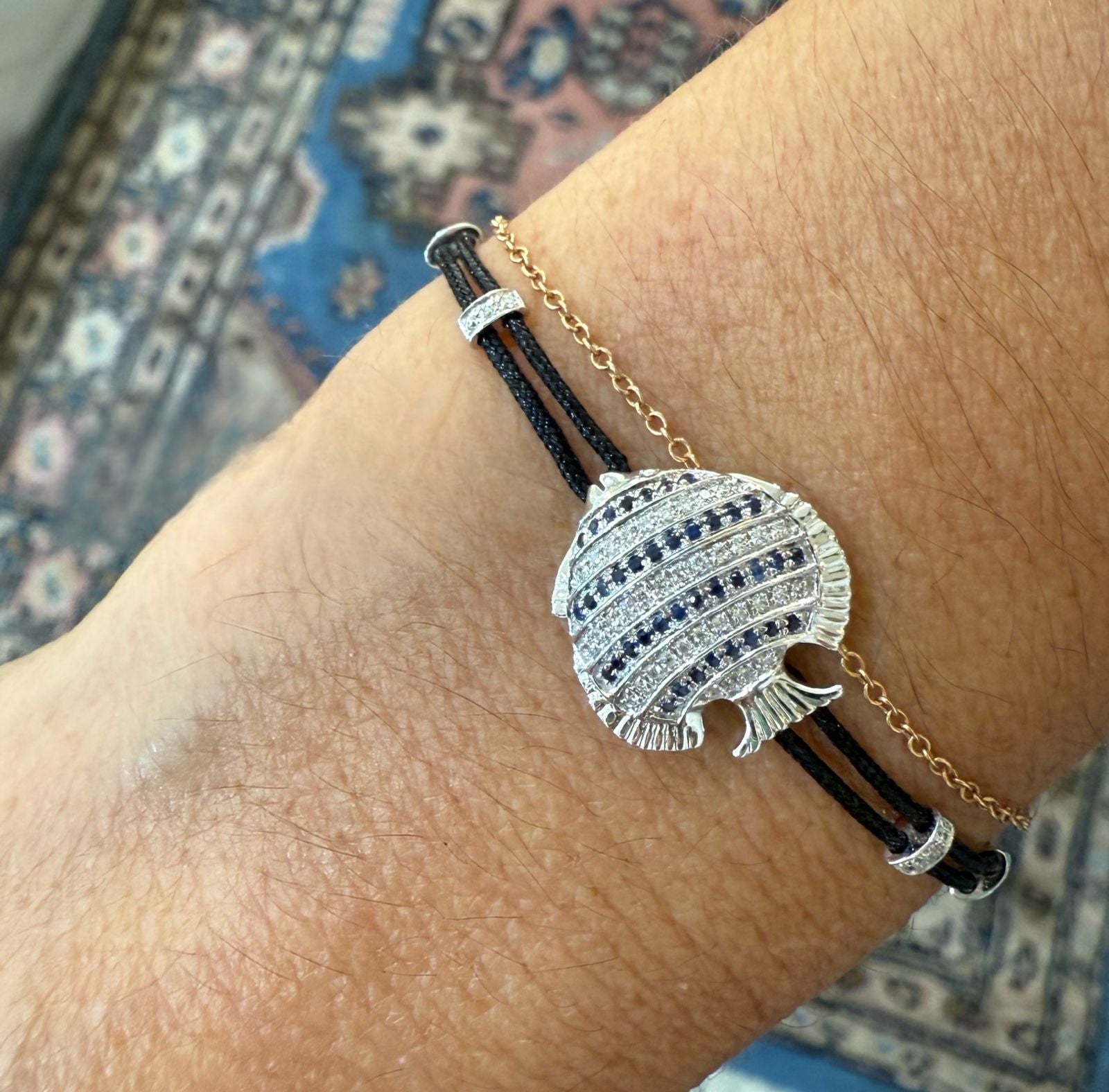 ADJUSTABLE FISH CHARM BRACELET