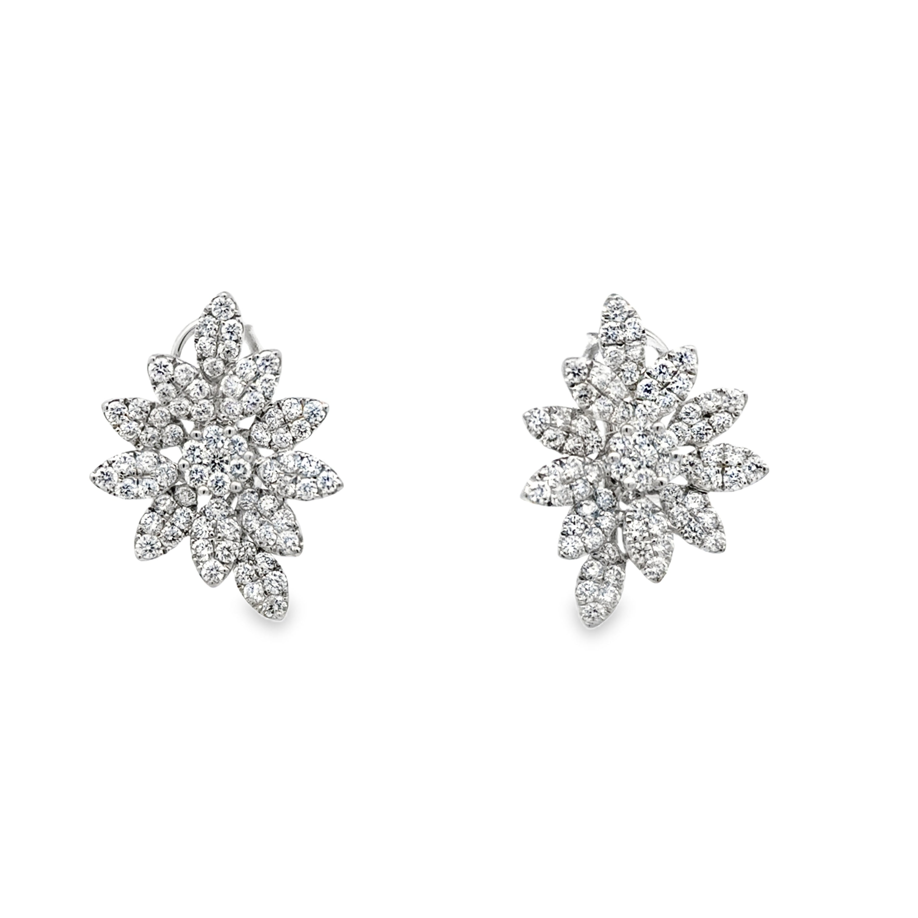 FOLIAGE DIAMOND EARRINGS