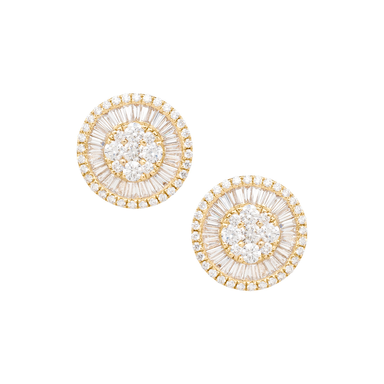 GOLDEN GLOW DIAMOND EARRINGS