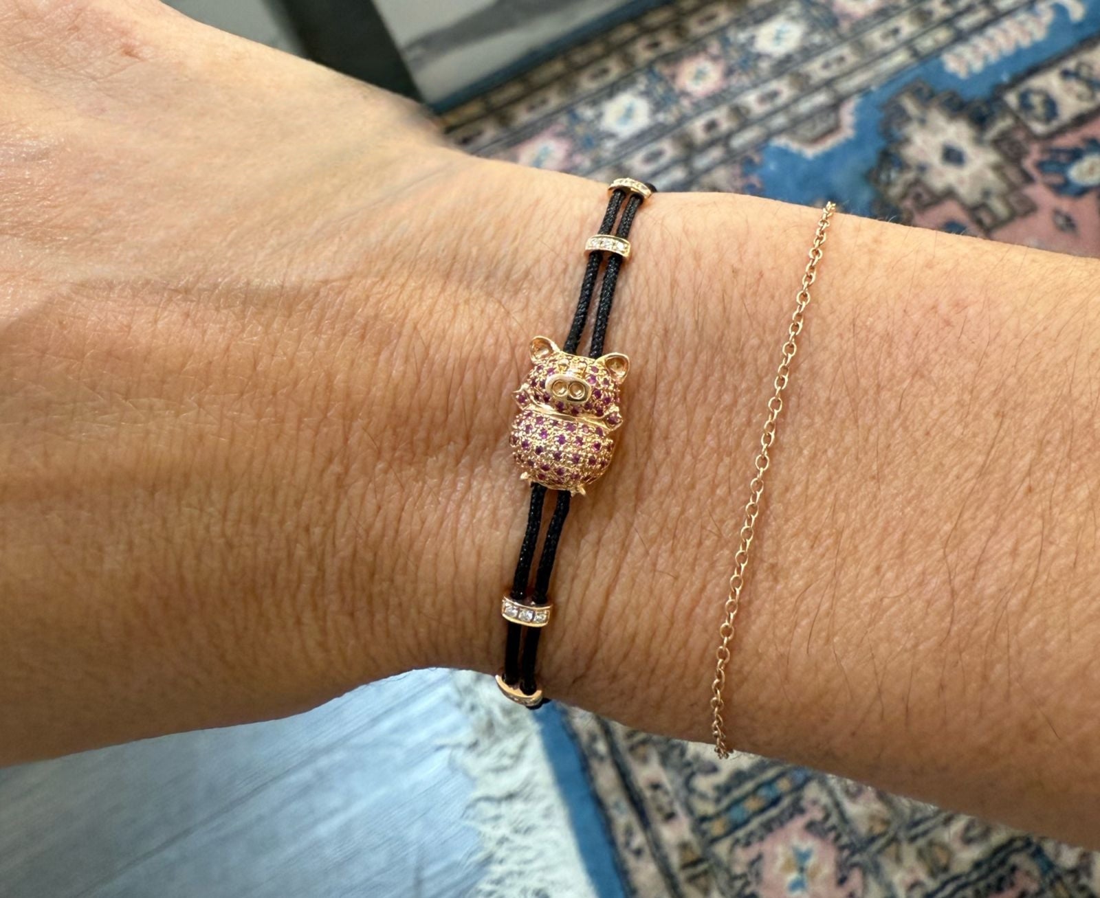 ADJUSTABLE PIG BRACELET