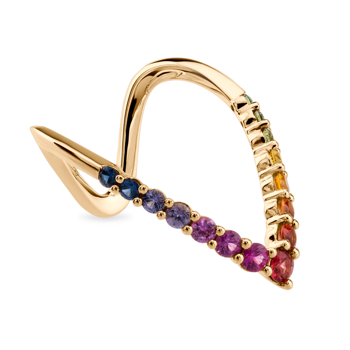 V RAINBOW RING