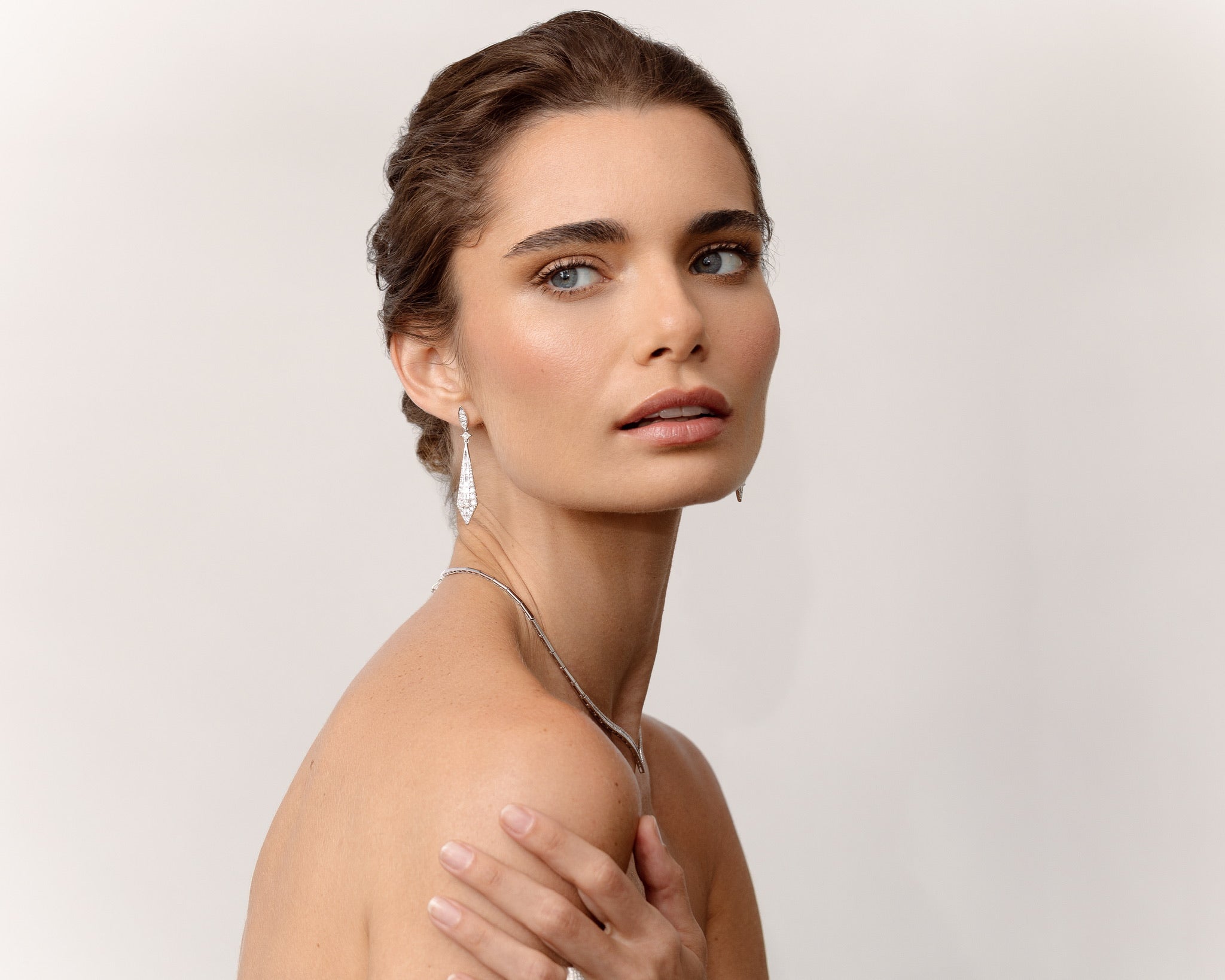 BLADE GLIMMER DIAMOND EARRINGS