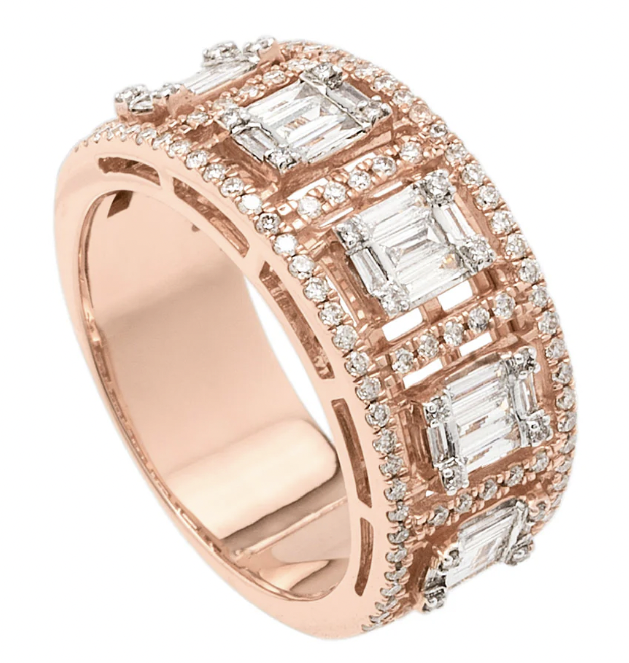 BAGUETTE DIAMOND BAND