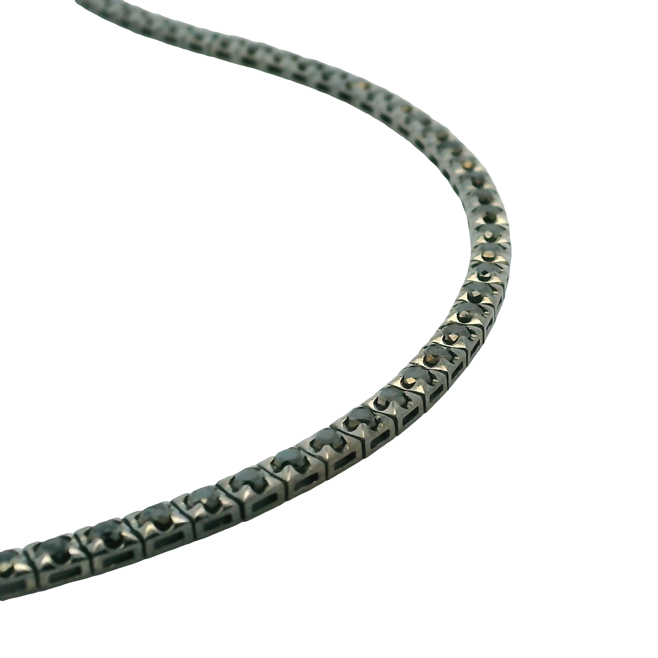 BLACK DIAMONDS TENNIS BRACELET