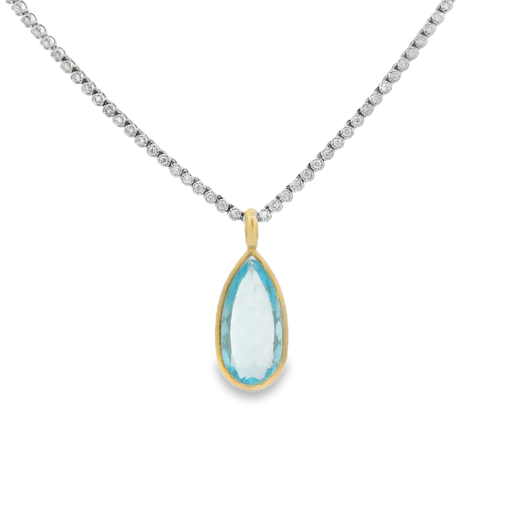 BLUE TOPAZ PENDANT