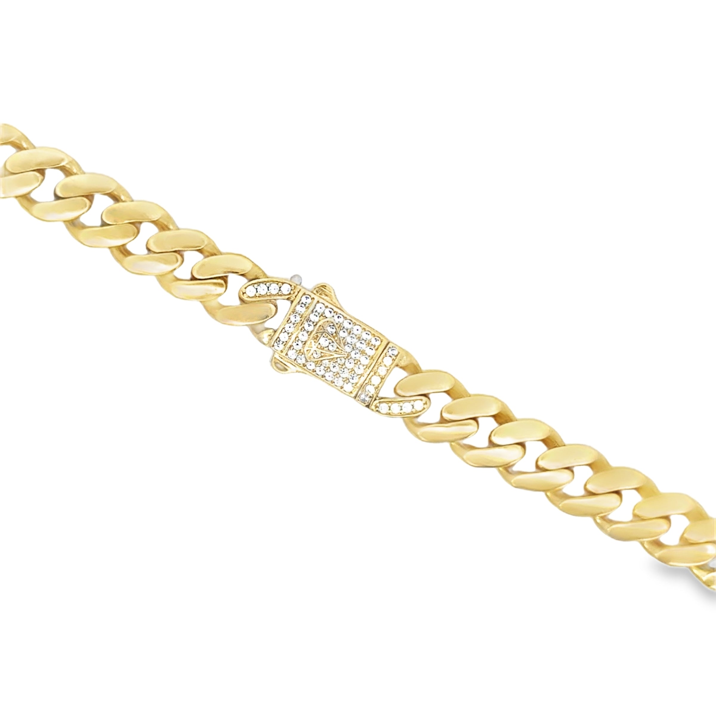 CHAIN NECKLACE WITH DIAMONDS