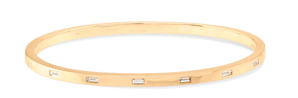 DIAMOND BAGETTE BANGLE