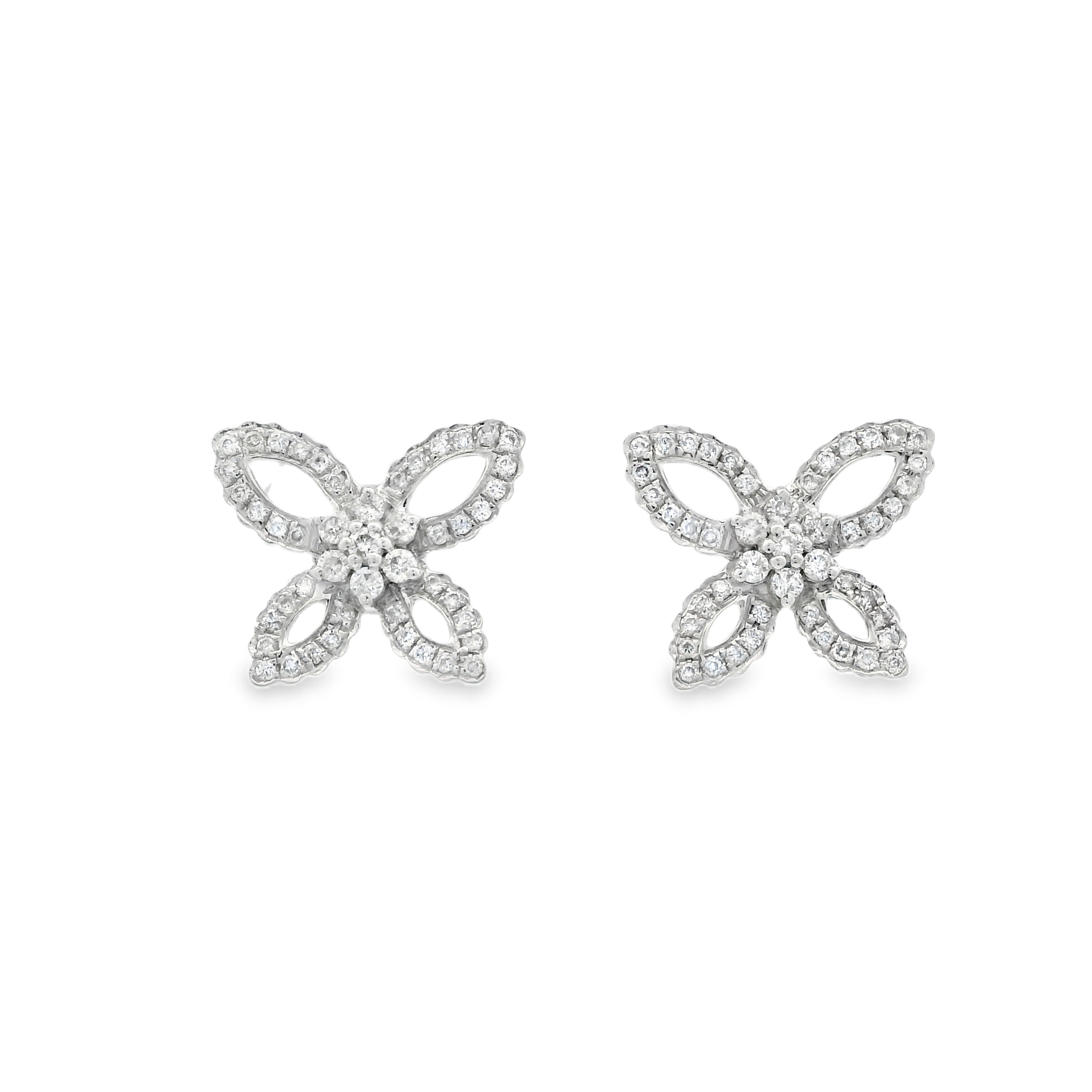 DIAMOND BUTTERFLY EARRINGS