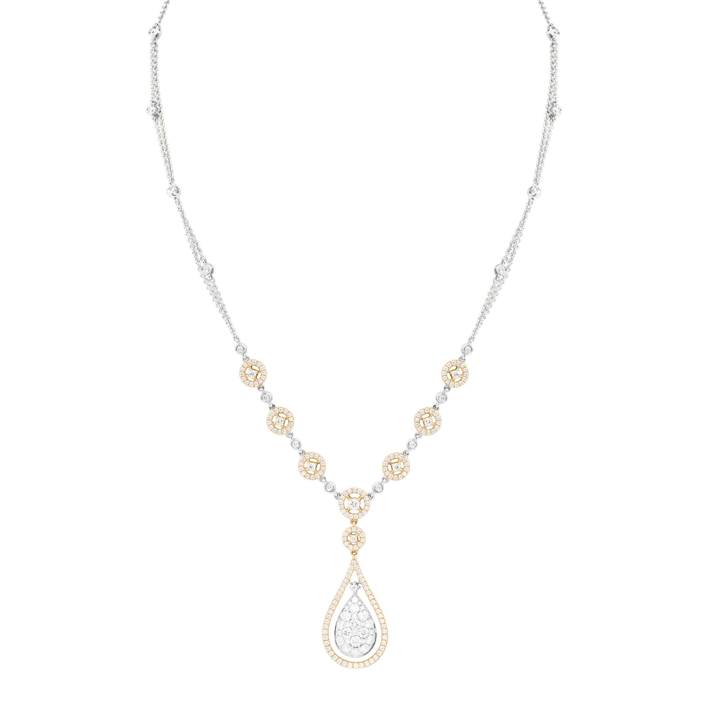 DIAMOND DROP NECKLACE