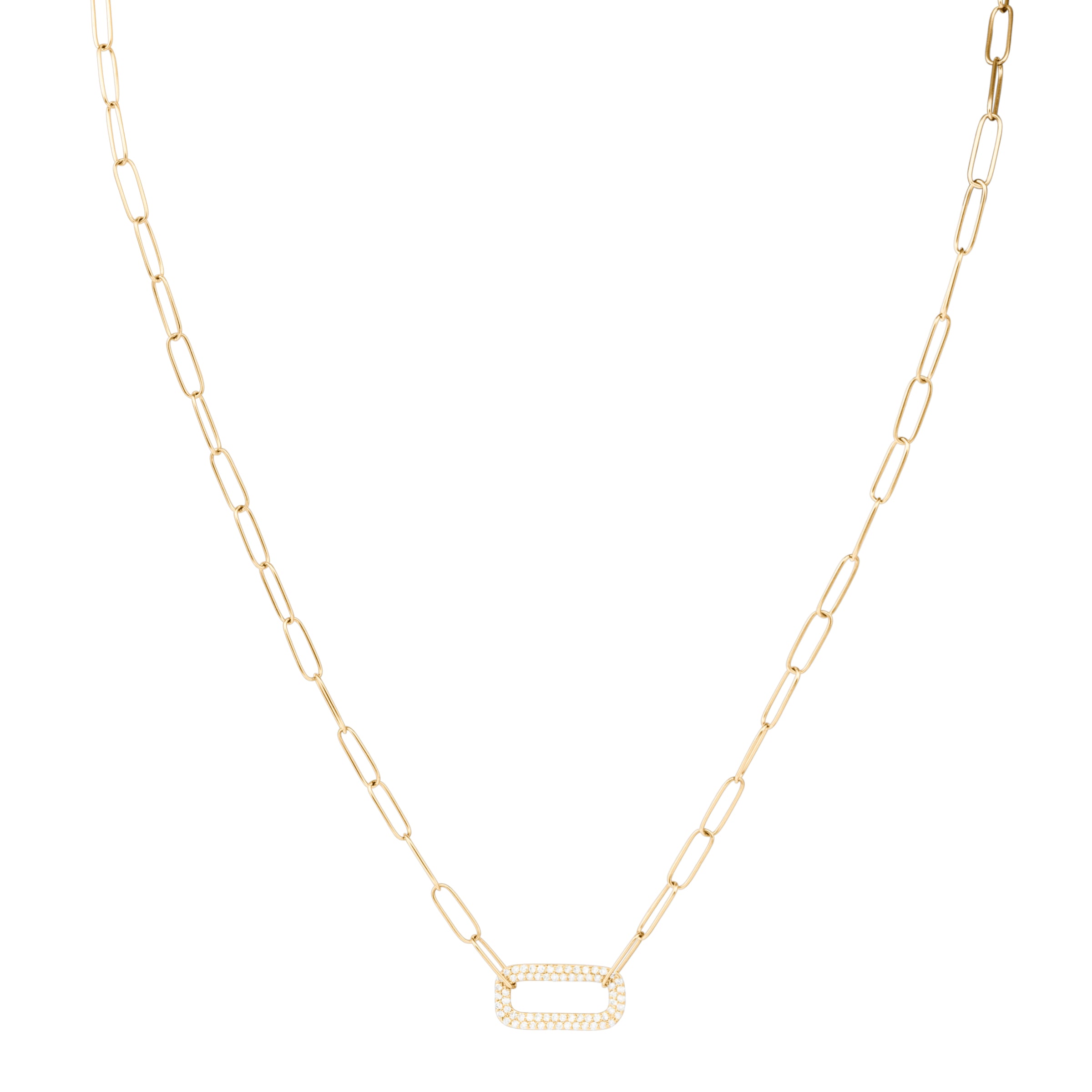 DIAMOND SINGLE CHAIN ADJUSTABLE NECKLACE