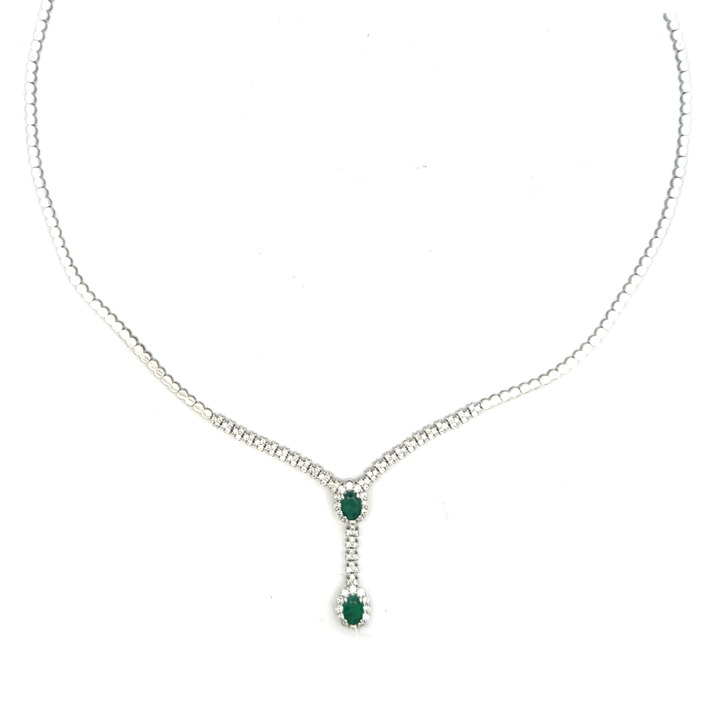 EMERALD DROP NECKLACE