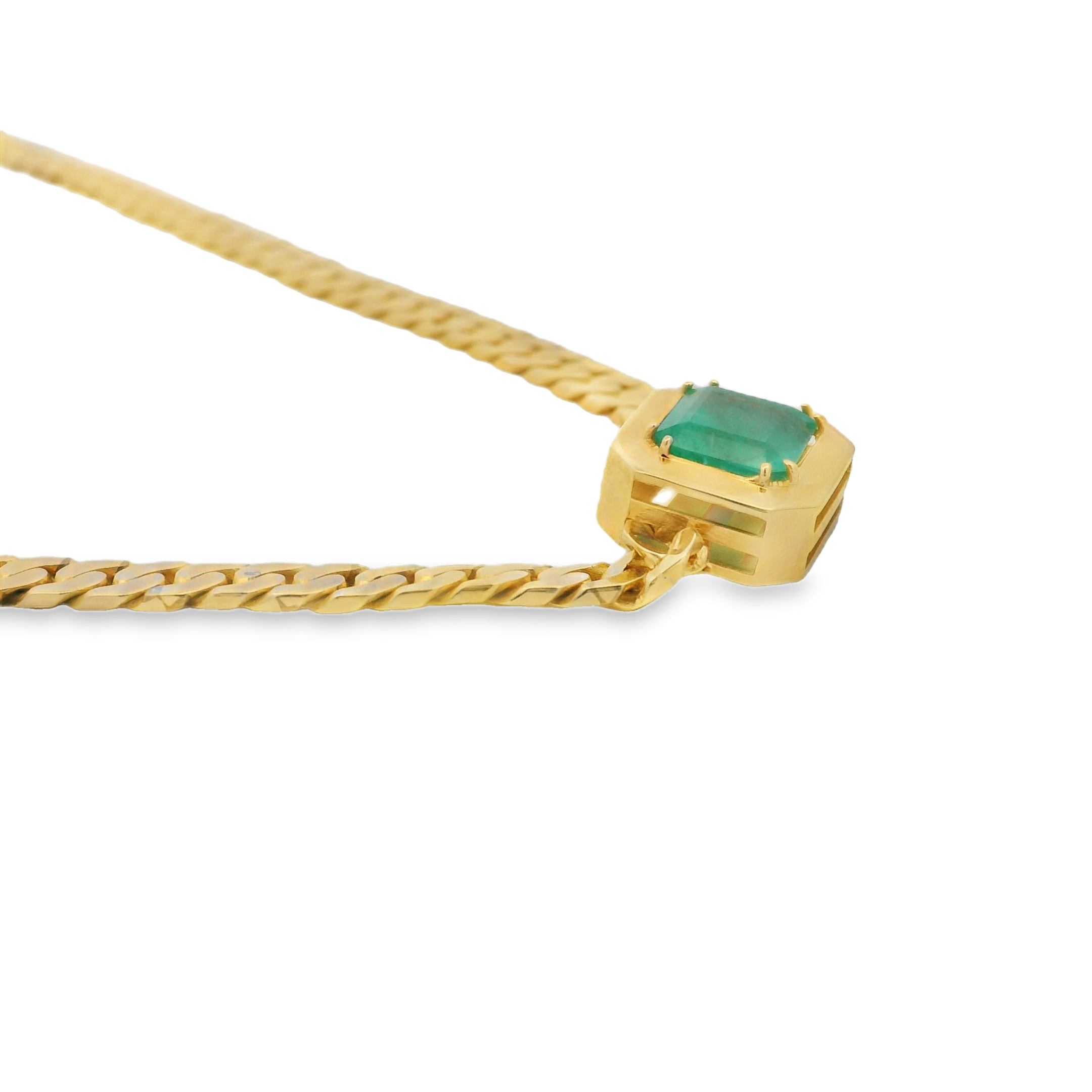 EMERALD GOLDEN NECKLACE