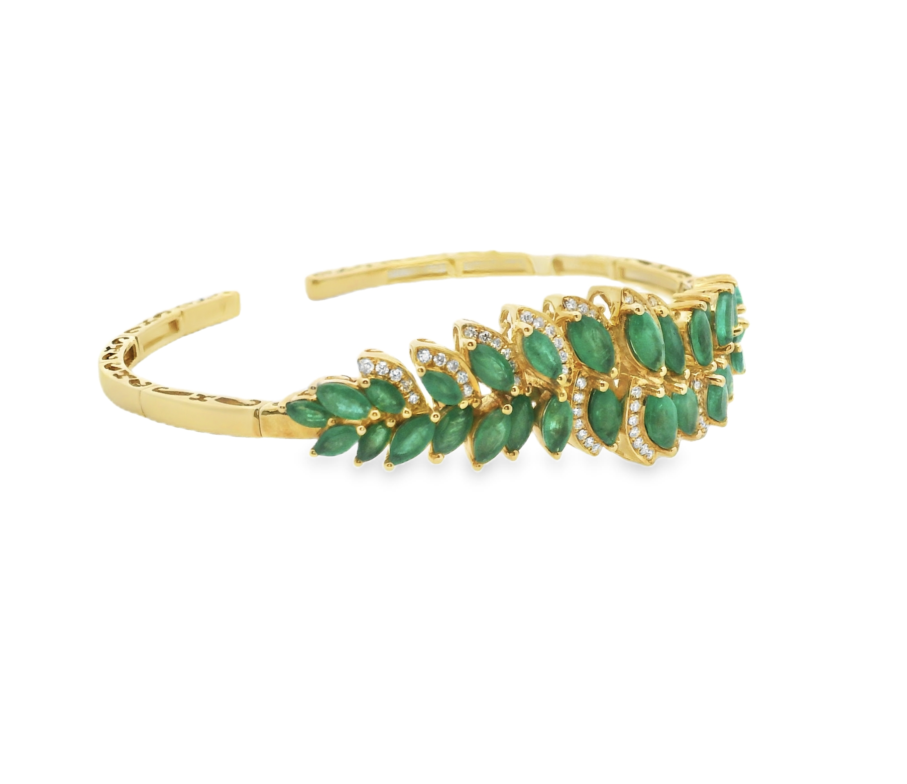 EMERALD LEAVE CUFF