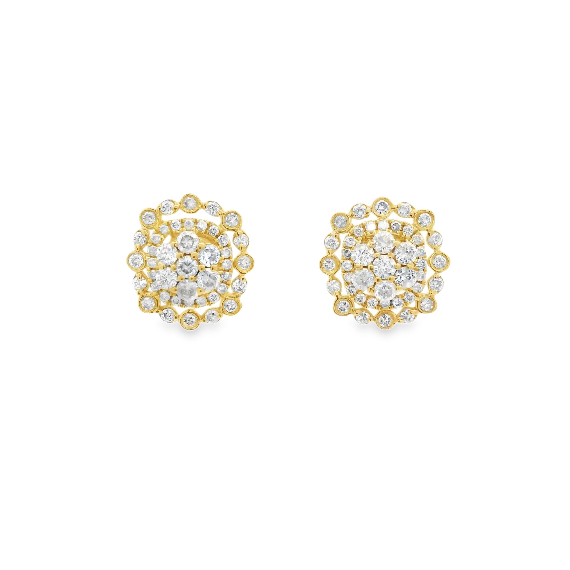 WEB DIAMOND EARRINGS