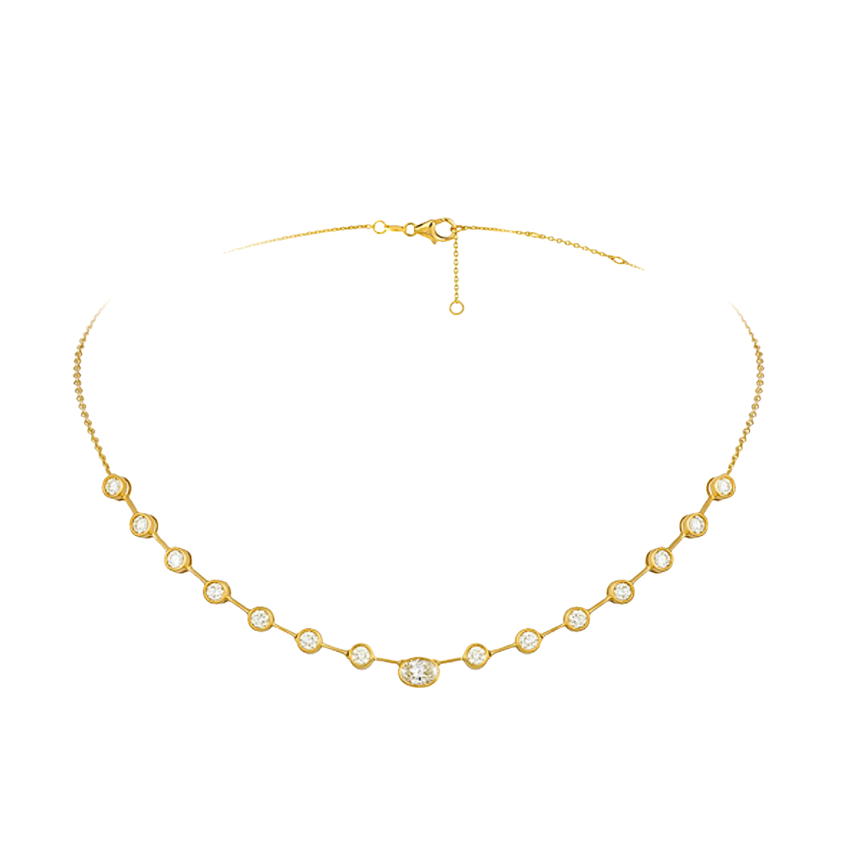 BUBBLE DIAMOND NECKLACE