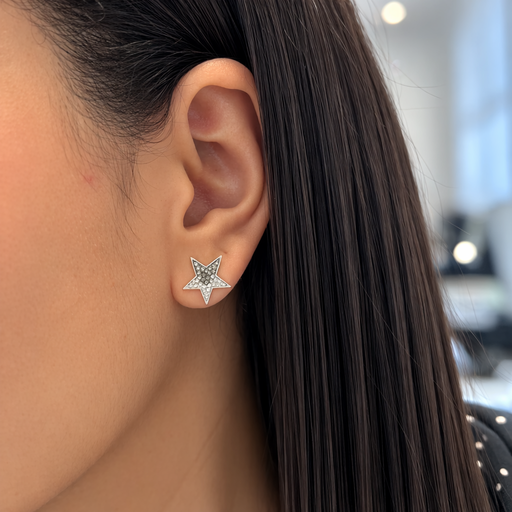DIAMOND STAR EARRINGS