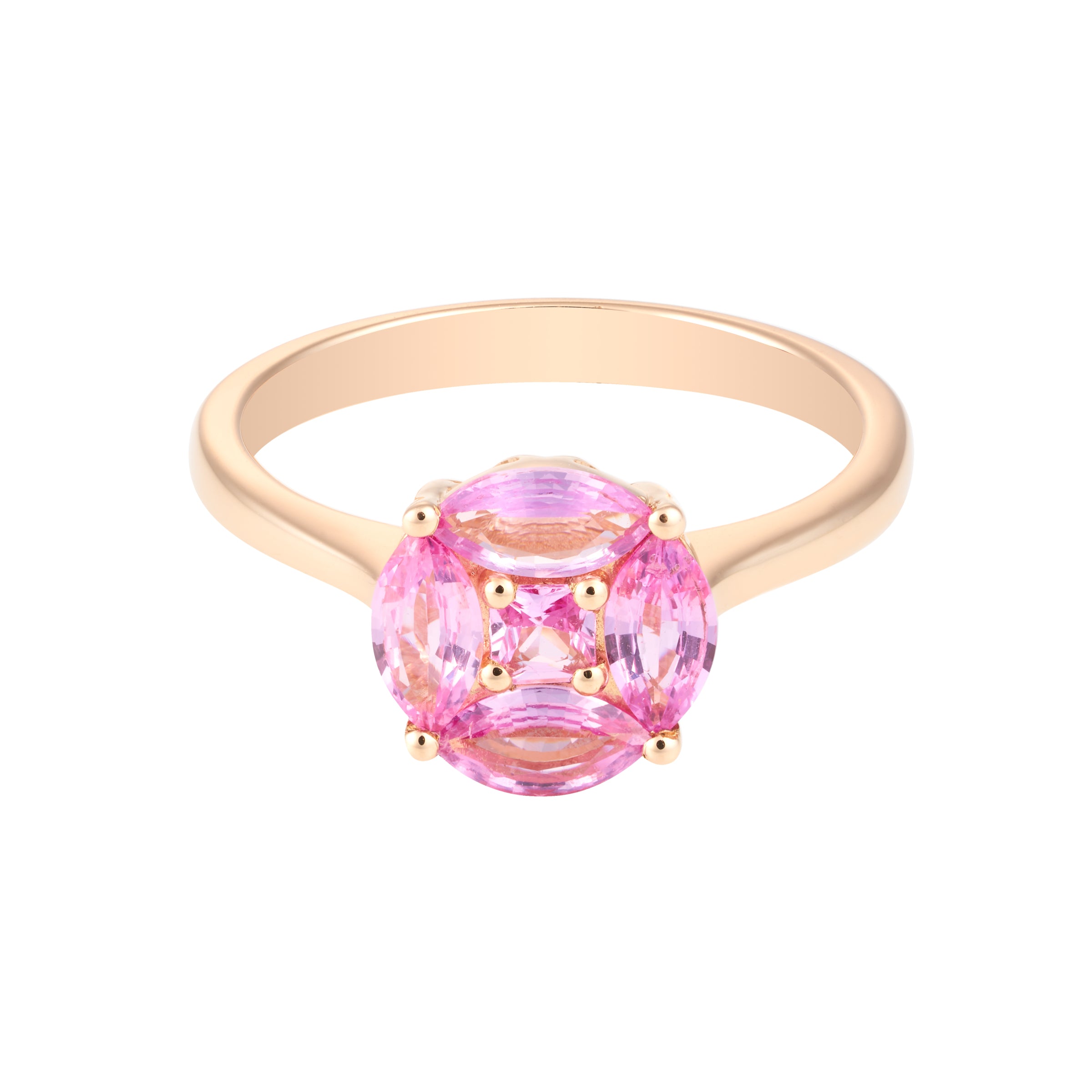 FLOR RING 18KR 0.60 CTS SA