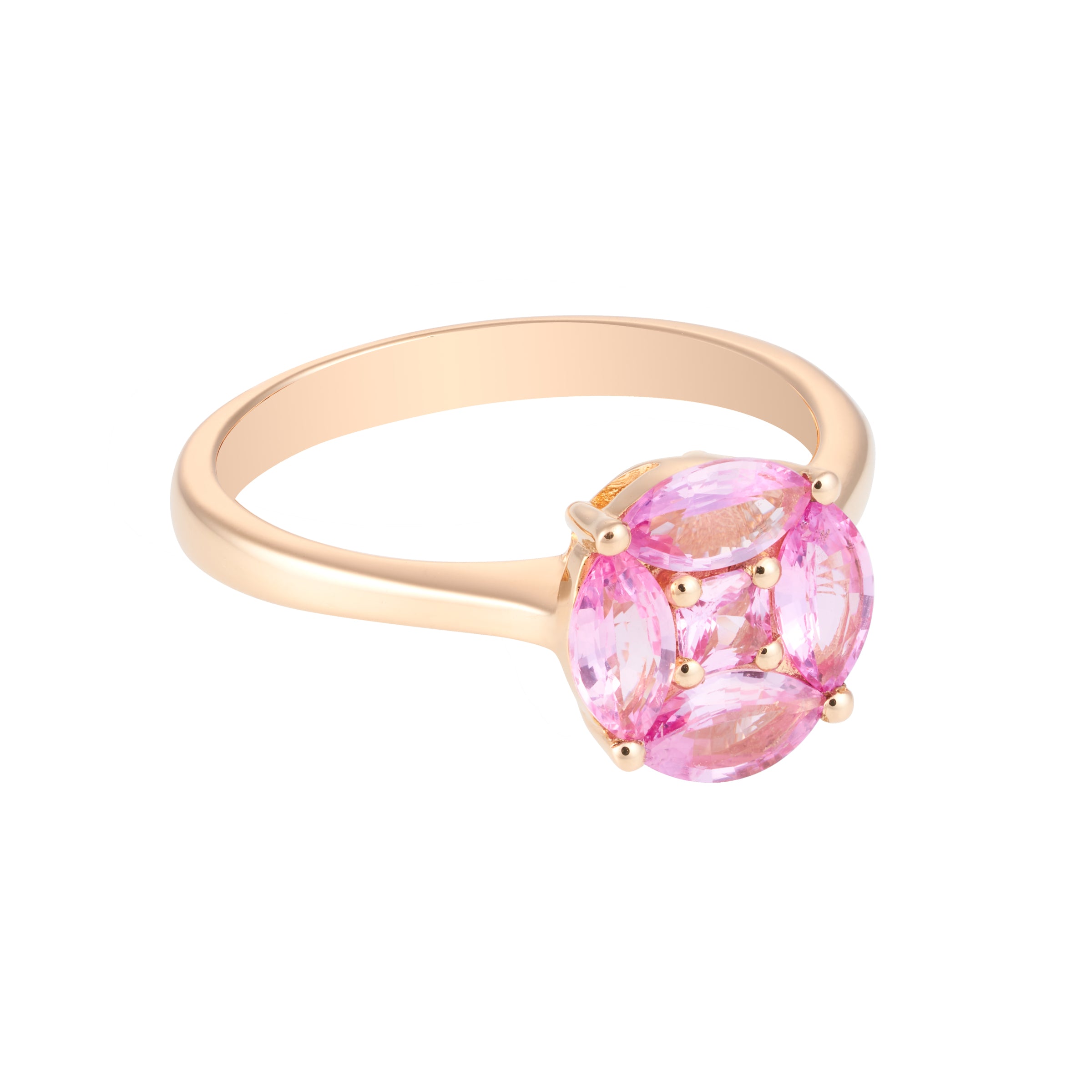 FLOR RING 18KR 0.60 CTS SA