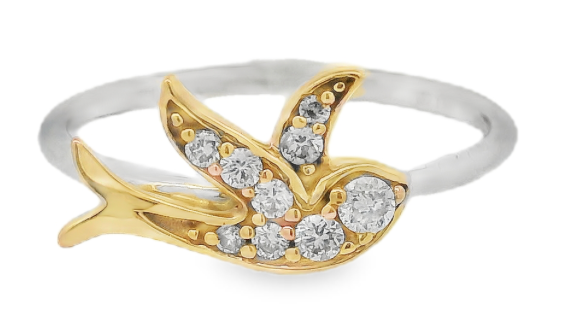 FLYING DOVE RING