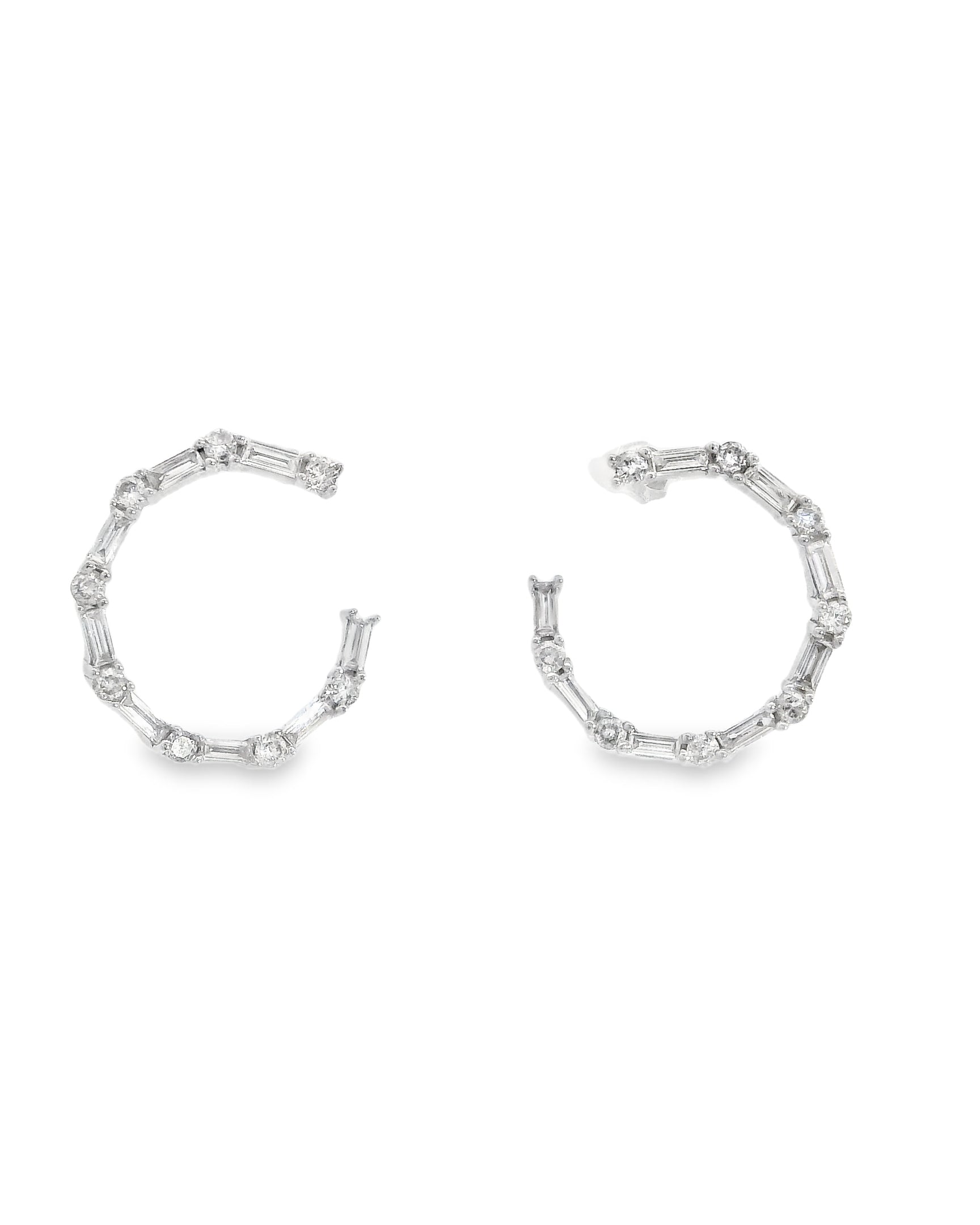 FRONT BACK BAGUETTE DIAMONDS