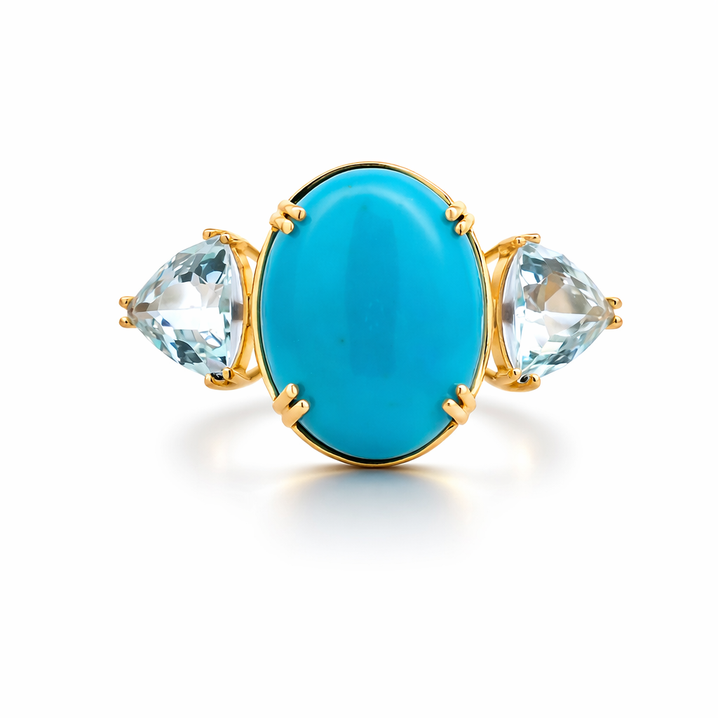 AZURE MUSE COCKTAIL RING