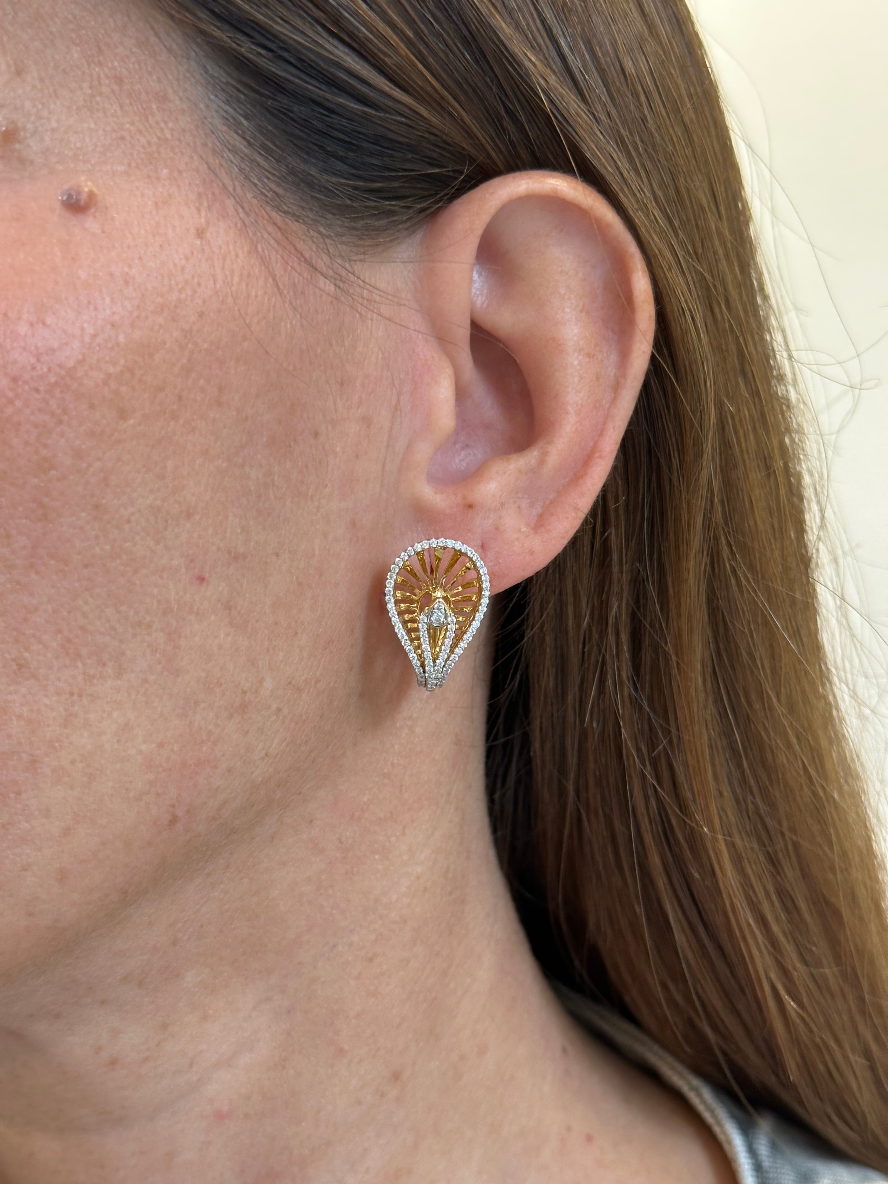 FAN EARRINGS