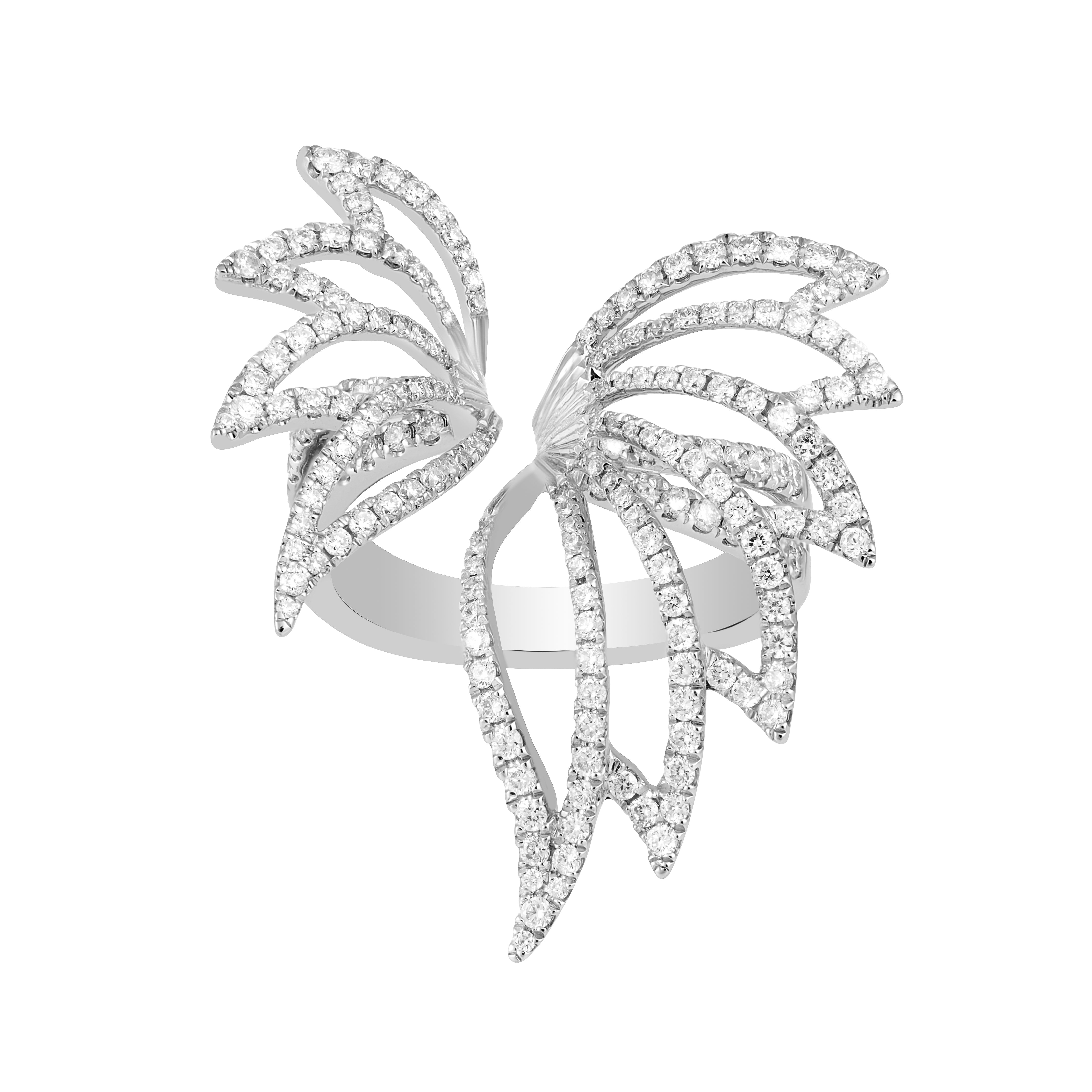 LEAF DIAMOND RING