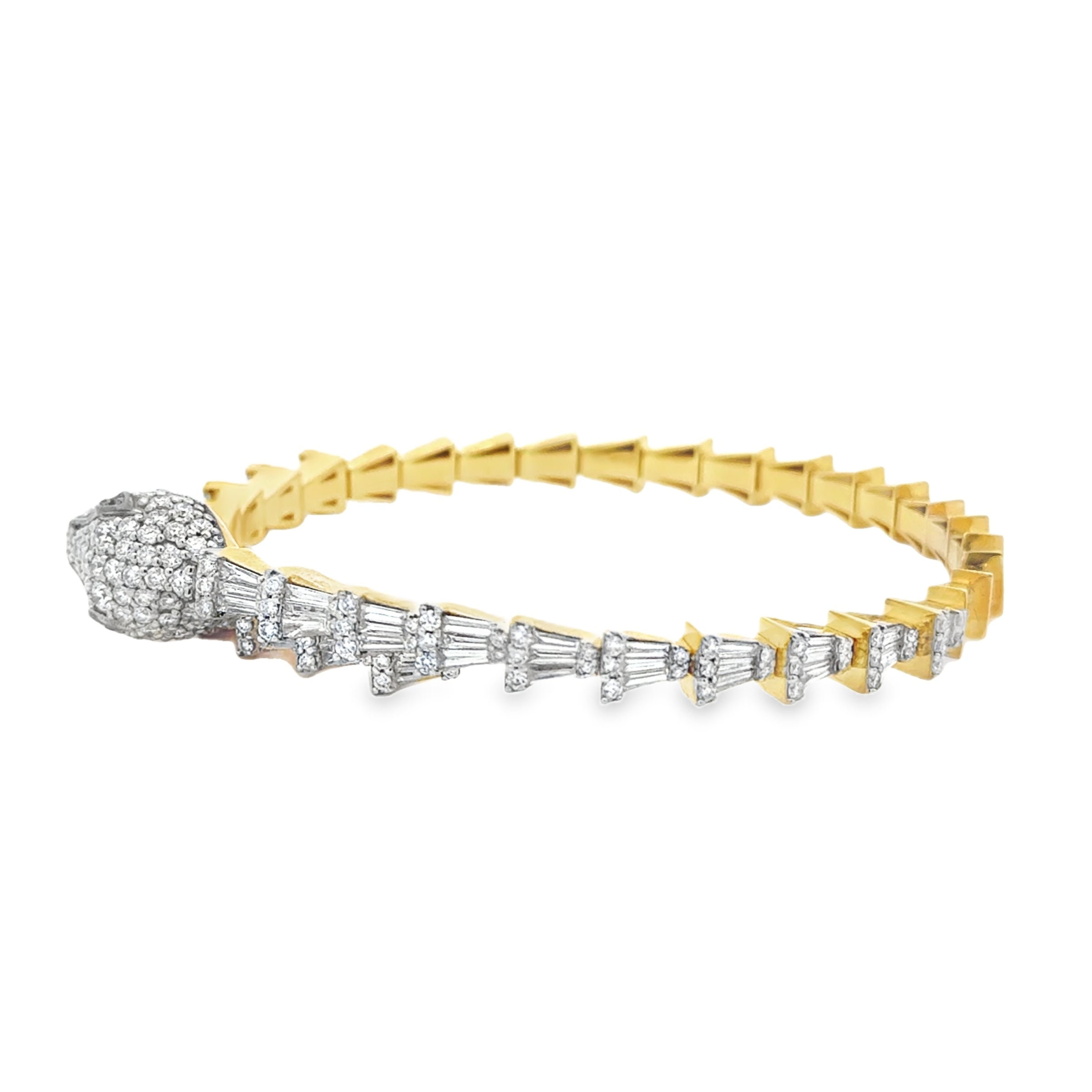 LARGE DIAMOND SERPENT BRACELET