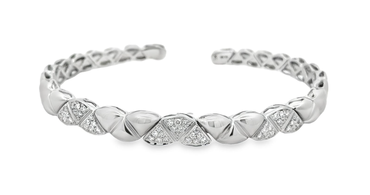 MAREA WHITE GOLD CUFF