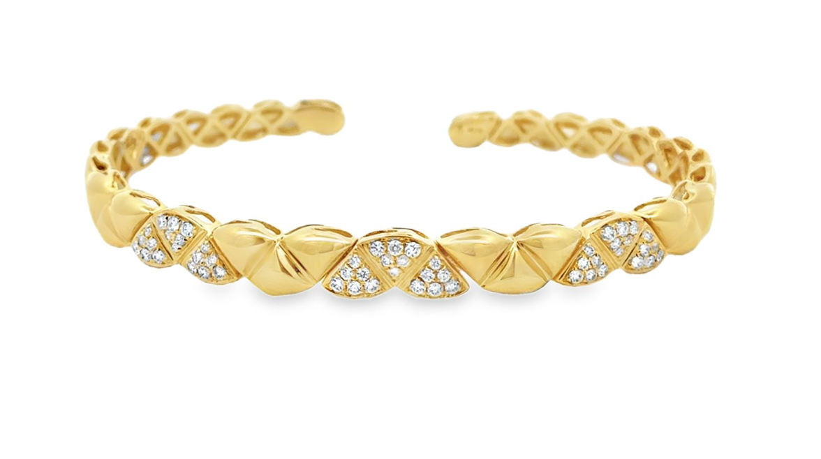 MAREA YELLOW GOLD CUFF