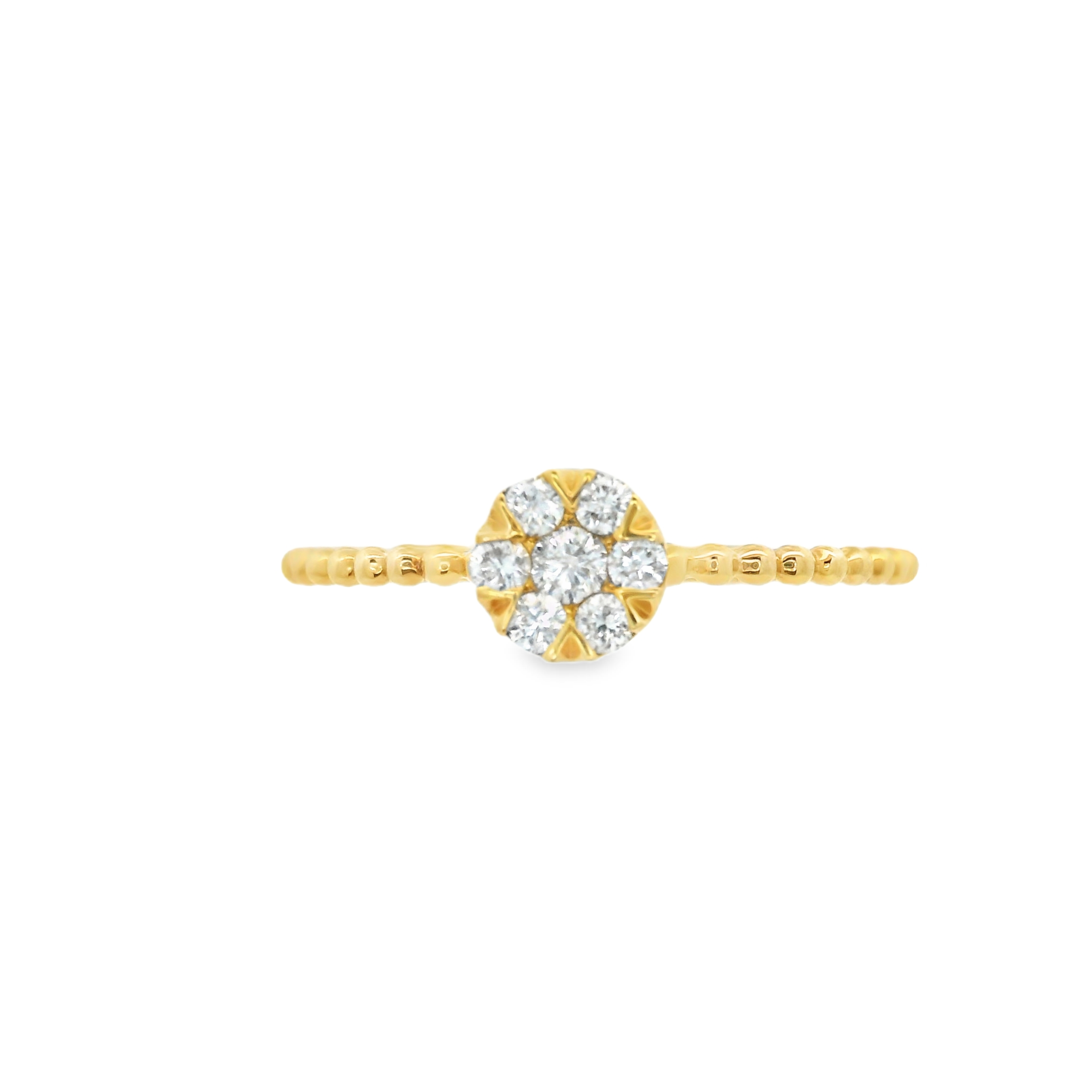 MINI FLOWER DIAMOND RING