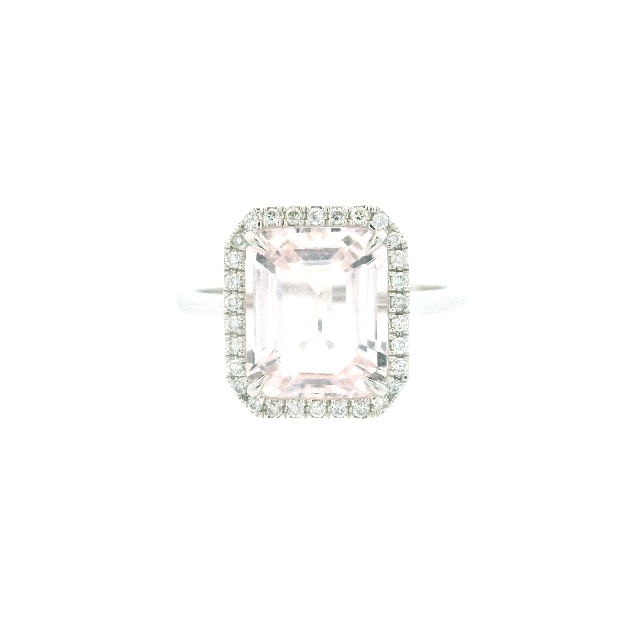 MORGANITE SOLITAIRE RING