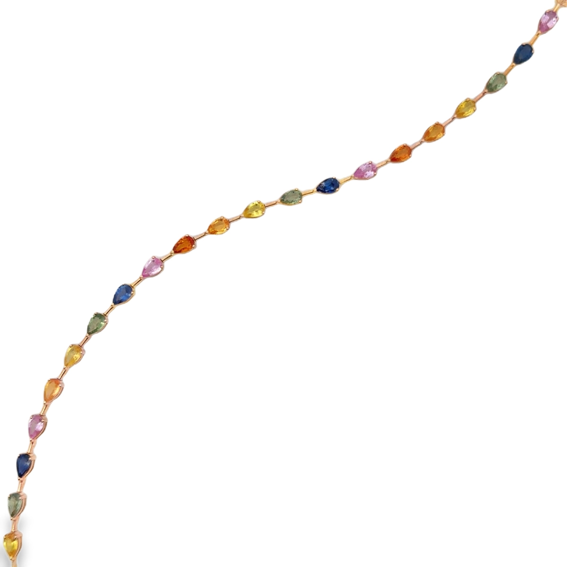 MULTI-SAPPHIRE TENNIS BRACELET